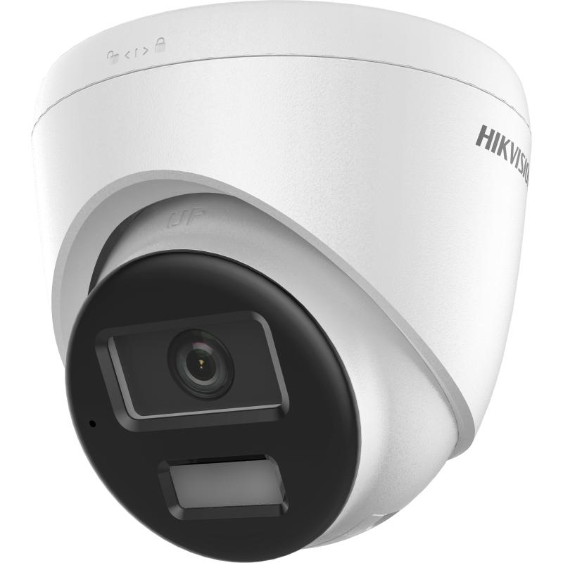 4 MP Smart Hybrid Light Fixed Turret Network Camera with Audio & Strobe Light Alarm